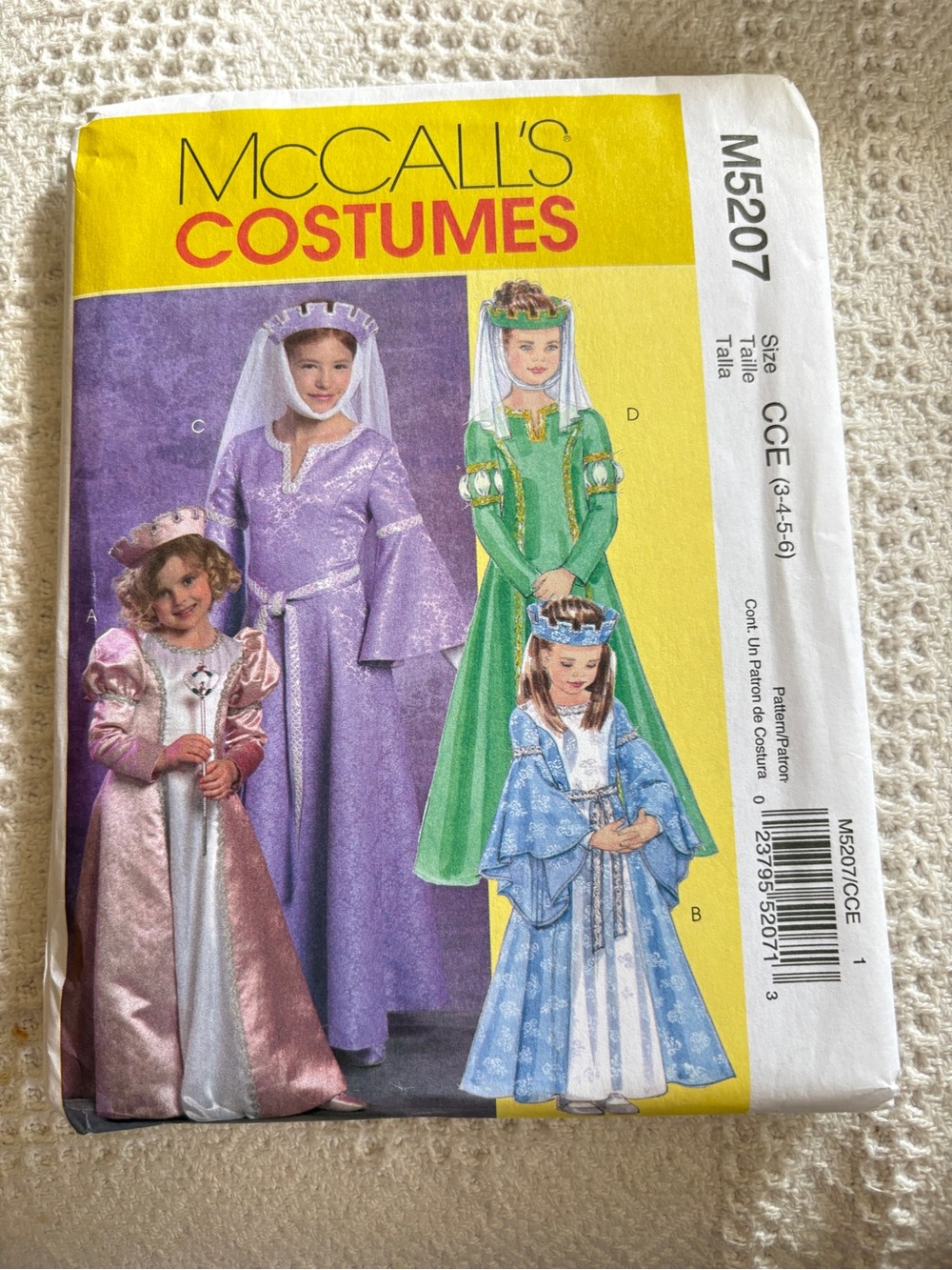 McCall’s M5207 CCE for Girl’s Costumes